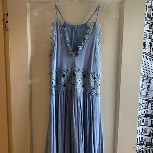 Light blue lacey Lulus dress